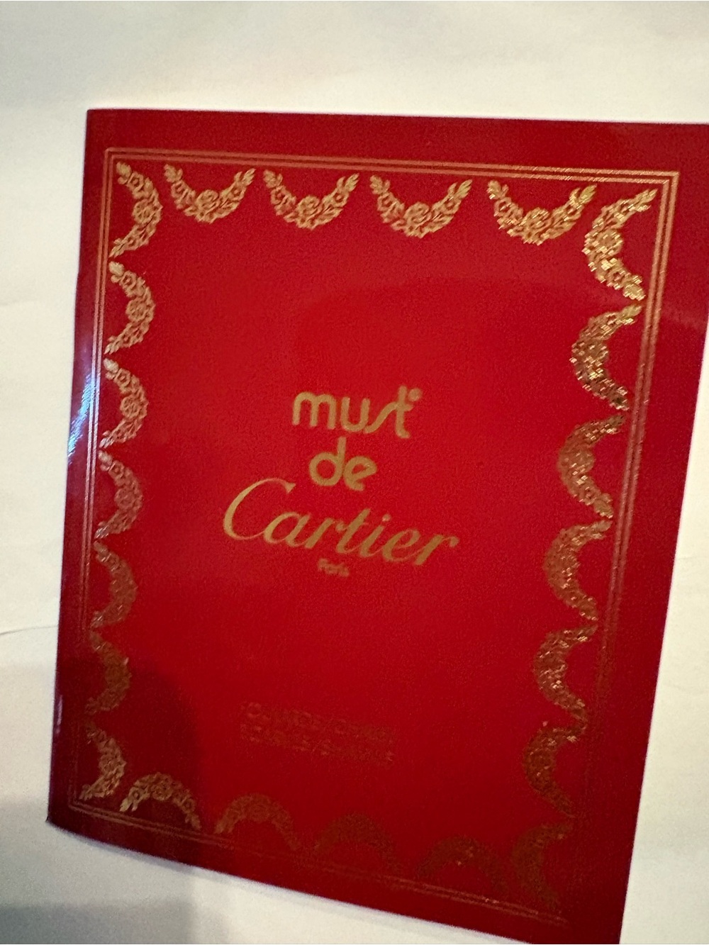 Must de Cartier Pink Gemstone Print Silk Scarf - Picture 7 of 8
